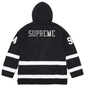 SUPREME x POLARTEC® BLACK HOCKEY JERSEY HOODIE