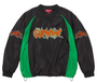 SUPREME BLACK WARTHOG WARM UP PULLOVER JACKET