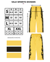 VALE FOREVER YELLOW SOCCER TRACK PANTS