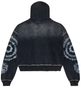 VALE FOREVER BLACK 2000 SPIRAL HOODIE