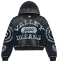 VALE FOREVER BLACK 2000 SPIRAL HOODIE