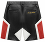 SHOOT1ST MOTO LEATHER SHORTS