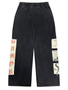 STILE DÈ AMOR BLACK PATCH PANTS