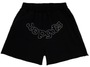 SP5DER BLACK OG LOGO SHORTS