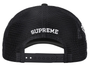 SUPREME BLACK UNIVERSITY MESH BACK TRUCKER HAT