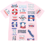 SUPREME LIGHT PINK FLASH TEE