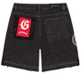 GODSPEED BLACK PATCHWORK V2 DENIM SHORTS