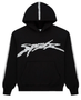 SP5DER BLACK SCREAMING EAGLE HOODIE