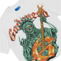 GODSPEED WHITE LIBERTY ROCK TEE