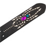 GARMENTS DISTRICT SPIDER WEB STUDDED BELT