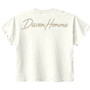 DAVEN HOMME WHITE DVH STUDDED TEE