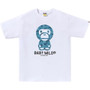BAPE WHITE/BLUE HONEYCOMB CAMO BABY MILO TEE