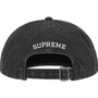 SUPREME BLACK ITALY 6-PANEL HAT