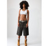 BOREDOM KILLS BLACK LEATHER SHORTS