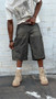 BOREDOM KILLS BLACK LEATHER SHORTS