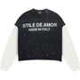 STILE DÉ AMOR NERO SU BIANCO L/S