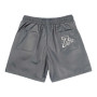 TRIPLE SEVENS GREY NYLON BUTTON UP SHORTS
