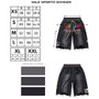 VALE FOREVER BLACK DIY USA SWEAT SHORTS
