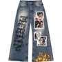 MERLINS FATHER FLAME IN PAIN JEANS