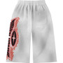 DAVEN HOMME WHITE BUGGER 3/4 SWEAT SHORTS