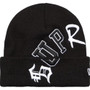 SUPREME NEW ERA BLACK ARC BEANIE
