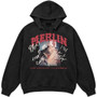 MERLINS FATHER BLACK BLONDED HOODIE