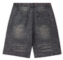 VALE FOREVER BLACK ICED OUT JORTS