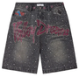 VALE FOREVER BLACK ICED OUT JORTS