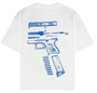 KIXKZ WHITE/BLUE IN DRACO WE TRUST TEE