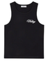VALE FOREVER BLACK SLUB TANK