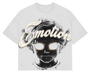 MIXED EMOTION WHITE PEARL CROPPED TEE