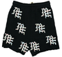 MIXED EMOTION BLACK 'ME' LOGO SHORTS