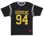 SUPREME BLACK SPLIT S/S FOOTBALL JERSEY