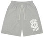 DENIM TEARS GREY UNIVERSITY SHORTS