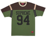 SUPREME GREEN SPLIT S/S FOOTBALL JERSEY