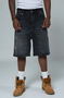 FRATERNAL WASHED BLACK ASTRO JORTS