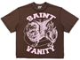 SAINT VANITY BROWN/PINK GRIFFIN TEE