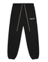 ESSENTIALS BLACK/WHITE FLEECE SWEATPANTS