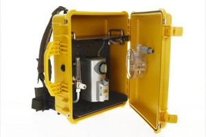 #0843 - Stinger Backpack Anesthetic Machine, 0 - 2.5 LPM Flowmeter