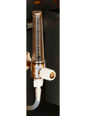 #0645 - Flow Meter  0 - 2.5 liters/min, with Hand Wheel 