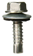 #14X1 Self Drilling Screws (with Bonded Washer)
