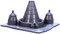[MasterFlash®]~[Fits Pipe Sizes: 0” - 1-15/16” (0 - 49 mm)|Large Ports X 2 :0" - ⅜” (0.9525 mm) pipe / cable|Small Ports X 2 0" - ¾” (20 mm) pipe / cable|Base Dimensions: 4½" X 4½" (114mm X 114mm) ]~[Simple solution to flashing a penetration through a metal roof.| Comes labeled with its corresponding diameter. |Is marked with dimensions to allow for easy sizing to fit each individual application. |Aluminum panel allows the pipe boot flashing to conform to any panel configuration or roof pitch. |Available in black or grey EPDM or high temp grey silicone, which are both resistant to ultraviolet rays, cracking & weathering. ]