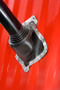 Extreme angle pipe flashing installed