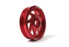 PERRIN 15-18 Subaru WRX / 13-20 BRZ / 14-18 FXT / 13-16 Crosstrek Lightened Crank Pulley - Red - PSP-ENG-101RD Photo - Primary PERRIN 15-18 Subaru WRX / 13-20 BRZ / 14-18 FXT / 13-16 Crosstrek Lightened Crank Pulley - Red - PSP-ENG-101RD Photo - Primary
