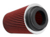 K&N Universal Air Filter Chrome Round Tapered Red -4in Flange ID x 1.125in Flange Length x 5.5in H - RG-1002RD-L Photo - Primary