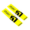 Gram Lights 57DR/57CR Spoke Sticker Luminous Yellow (2 PCS) - WC57SSTKY User 1