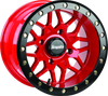 DragonFire Racing Typhon Wheel 15X10 4/137 5+5 +0 Machined Red - 523209 Photo - Primary