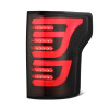 AlphaRex 15-20 Ford F-150 Luxx LED Tail Lights (Pair) Black/Red (Not For Blind Spot Sensor Models) - 652050 User 1