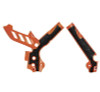 Acerbis 11-15 KTM SX125/150/SX250/XC/SX-F/XC-F/ EXC/XC-W/XCF-W Frame Guards- X-Grip - 16 Org/Black - 2374251008 Photo - Primary