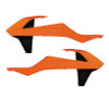 Acerbis 16-19 KTM 125-450 SX/ SX-F/ XC-F /XC/XC-W/ EXC Radiator Shroud - 16 Orange/Black - 2421085225 Photo - Primary
